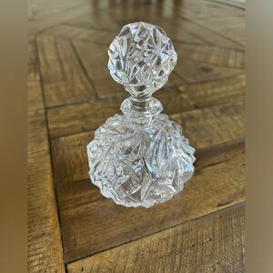 Tiffany’s Rock Cut Crystal Perfume Bottle